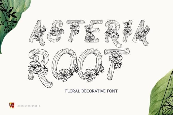 Asteria Root: A Floral Font for Creative Expression