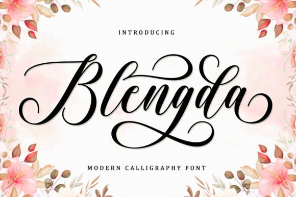 Blengda: Elegant Handwritten Font for Creative Projects