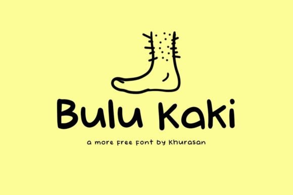 Bulu Kaki: A Quirky Handwritten Font for Creative Designers