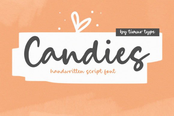 Candies: A Playful Handwritten Font for Creative Projects