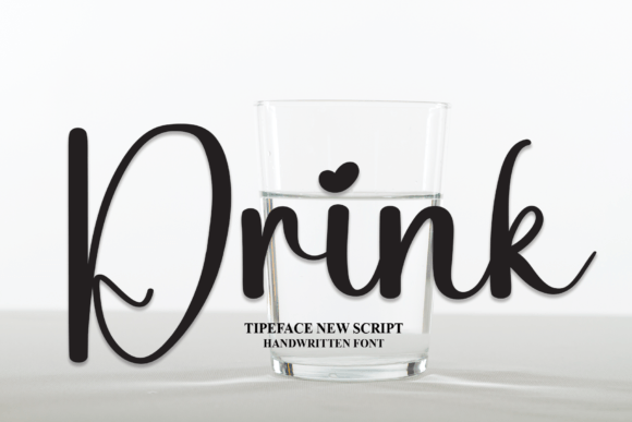 Drink: A Handwritten Font That Brings Personality to Every Project