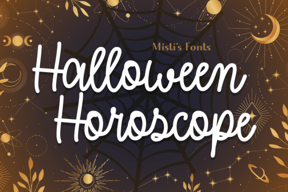 Halloween Horoscope: A Spooky Font for Creative Projects