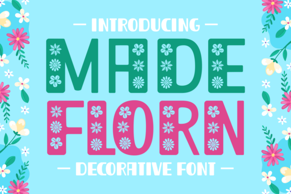 Made Florn: A Floral Font for Creative Expression