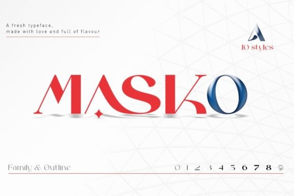 Masko: A Modern Sans Serif for Professional Design