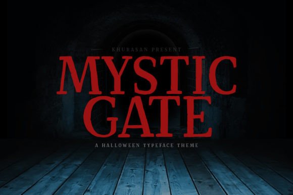 Mystic Gate: A Bold Font for Horror Designs