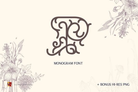 Prunellia Monogram: A Timeless Font for Elegant Designs