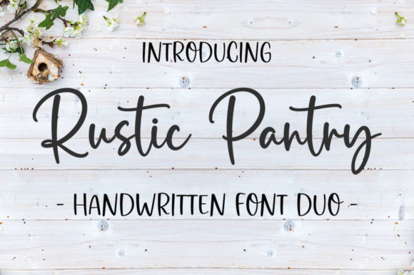 Rustic Pantry: A Handwritten Font for Elegant Design