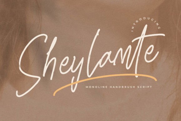 Sheylamte – Monoline Handbrush Script Font for Every Creative Project