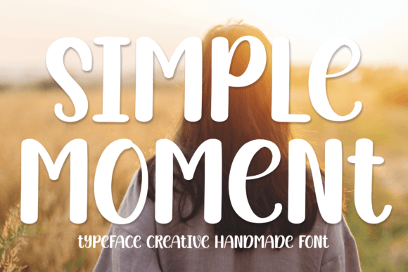 Simple Moment: A Handwritten Font for Elegant Designs