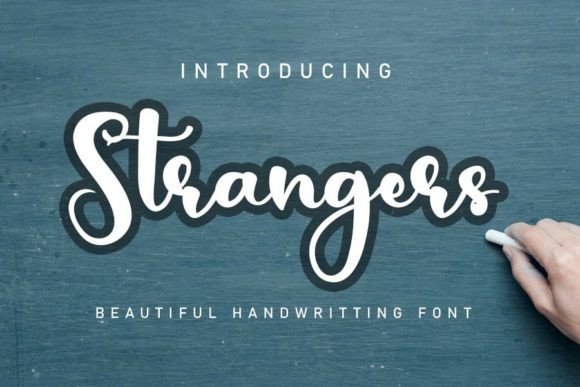 Strangers: A Versatile Calligraphy Font for Creative Expression