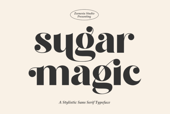 Sugar Magic: A Strategic Font for Modern Design and Branding