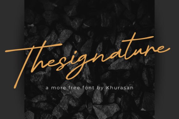 The Future of Design: Introducing Thesignature, the Modern Signature Font