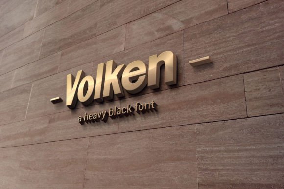 Volken: A Bold, Clean Font for Creative Expression