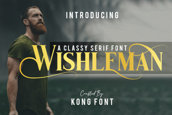 Wishleman: A Playful Serif Font for Creative Expression